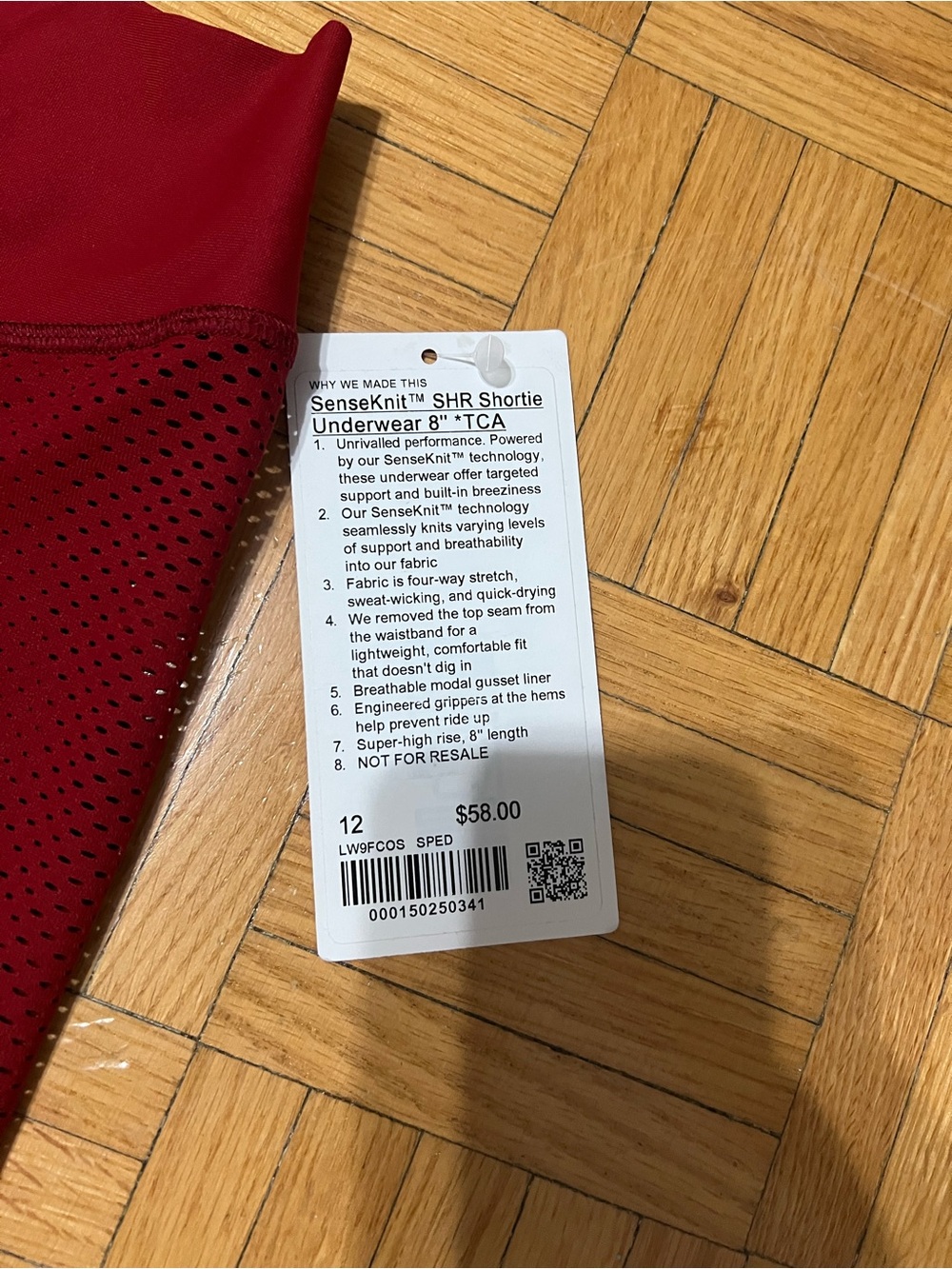Lululemon senseknit she shortie underwear 8 inch - Picture 3 of 4